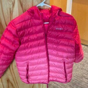 Lage girls reversible down Eddie Bauer jacket (12-14)